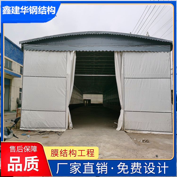 天津推拉式雨棚做法 防雨防晒 欢迎来电咨询