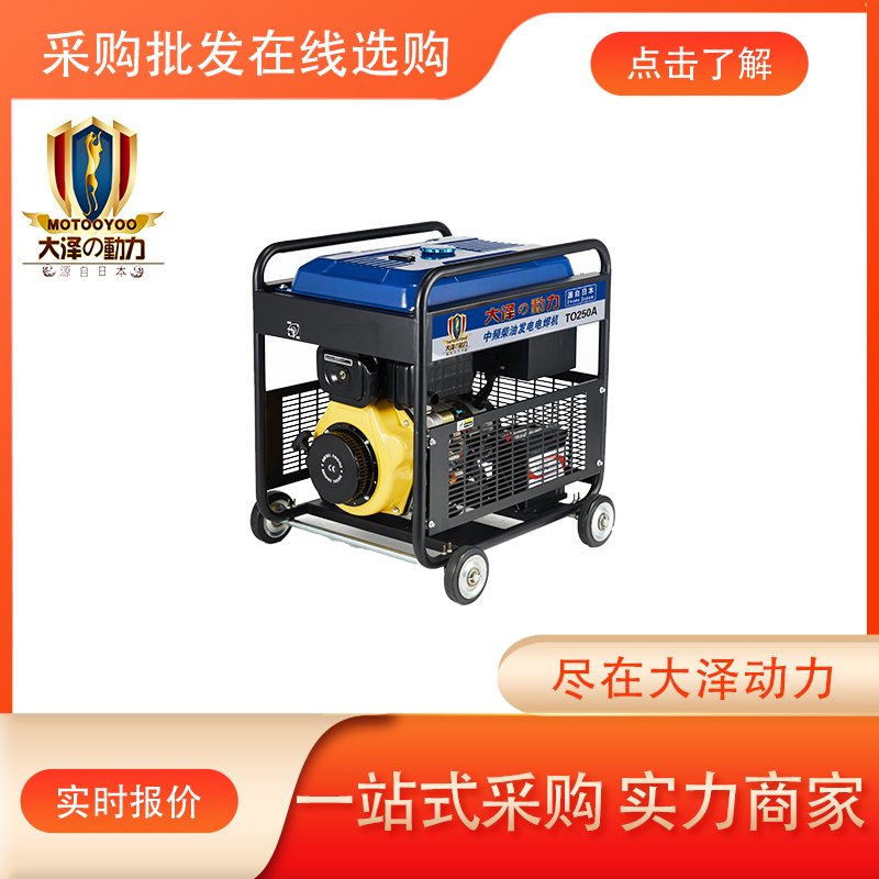 质优250A柴油发电电焊机 TO250A