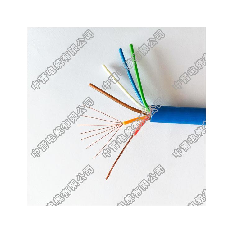 中晉屏蔽電纜型號MHYVP 1*8*7/0.28