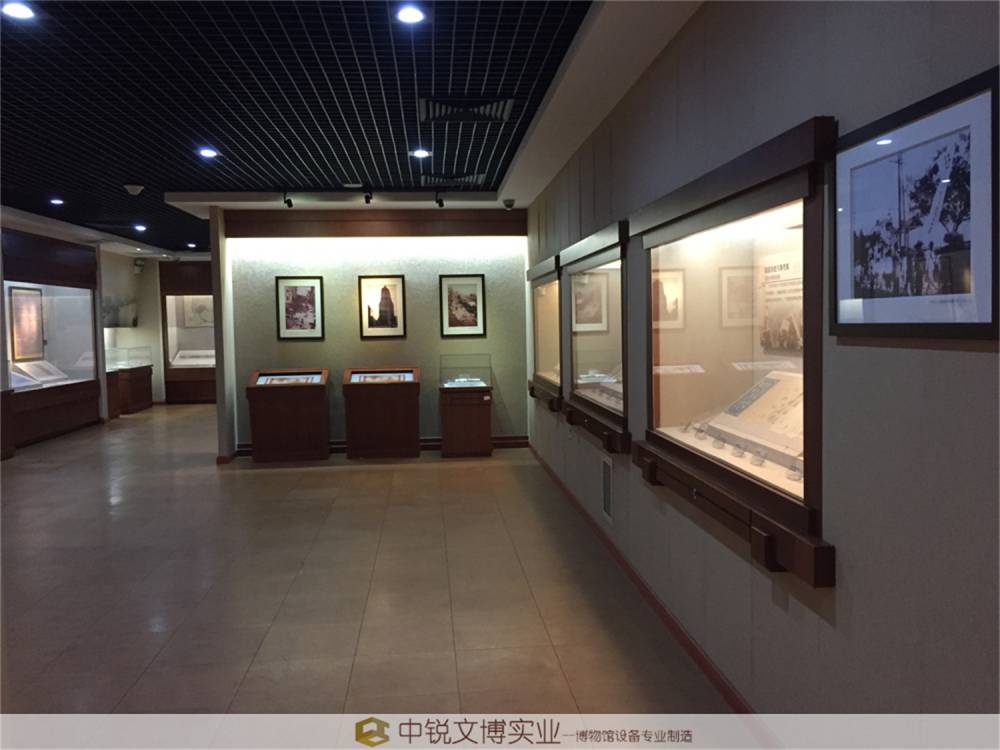 博物馆书画艺术馆展柜制作 中锐文博恒温展览柜