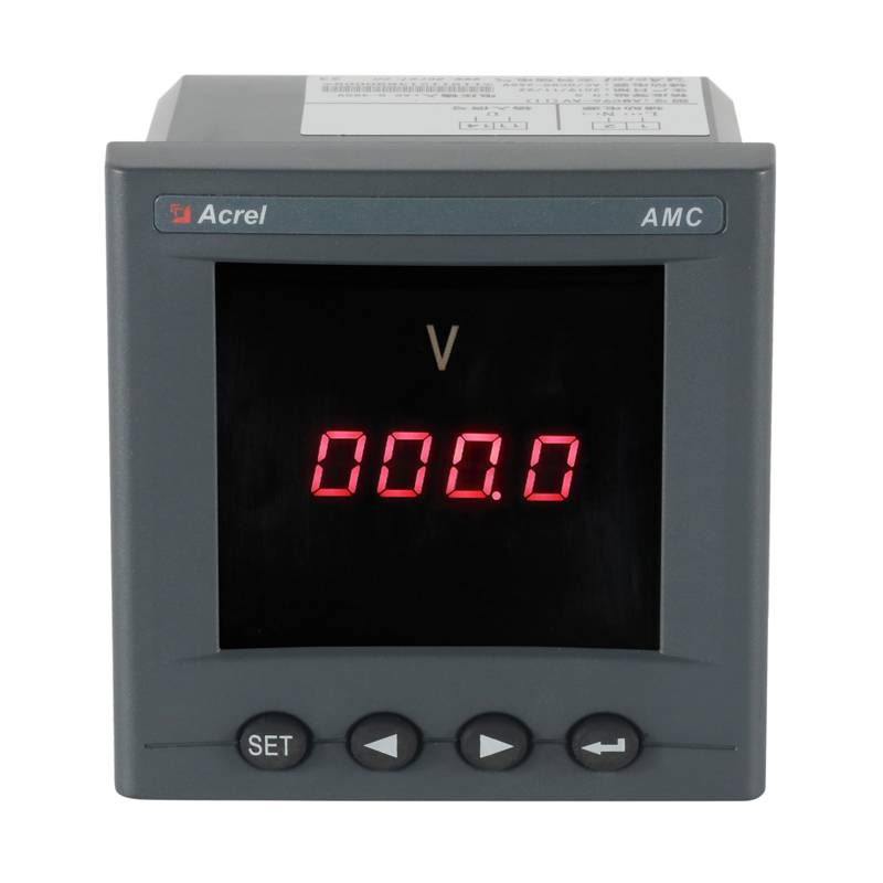 安科瑞 AMC72-AV AMC72-AI 嵌入式数显单相交流电流表 电压表
