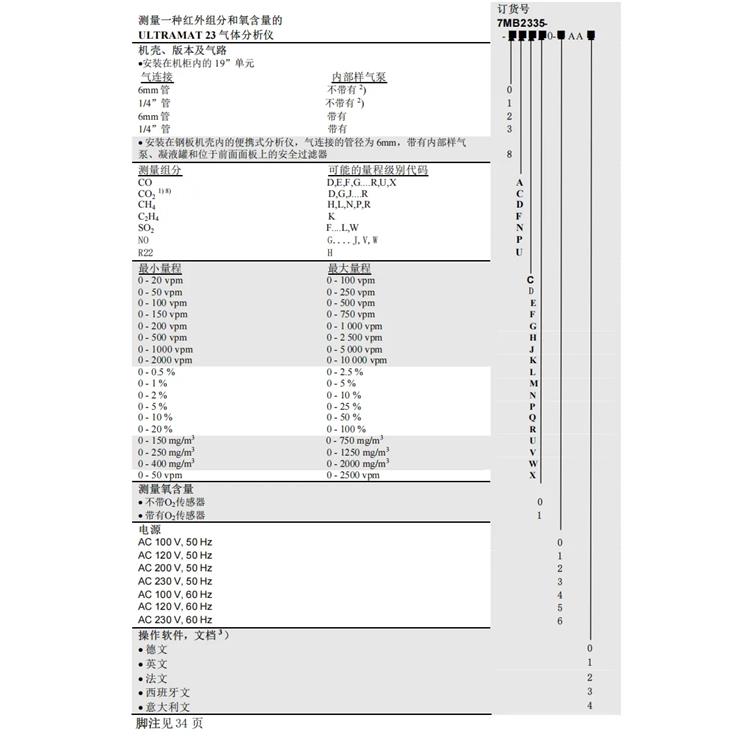7MB2337-0VM10-3AA1 郑州烟气分析仪 调整方法