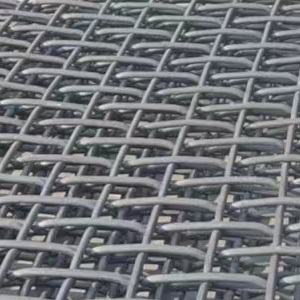 专业生产黑钢轧花网方孔平纹编织钢丝网矿产煤厂65锰钢重型筛网