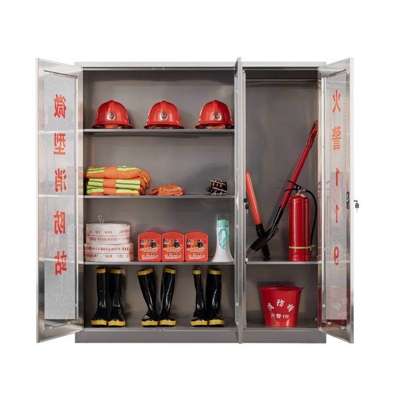 微型消防站灭火箱展示消防器材装建筑工地柜工具物资柜消防柜
