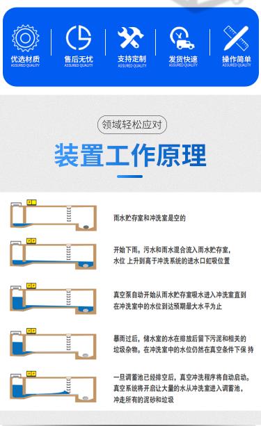 青岛真空冲洗装置一体式真空冲洗设备