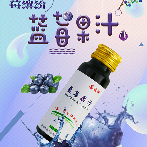 蓝莓果汁饮料-液体饮料代加工厂家-南京泽朗
