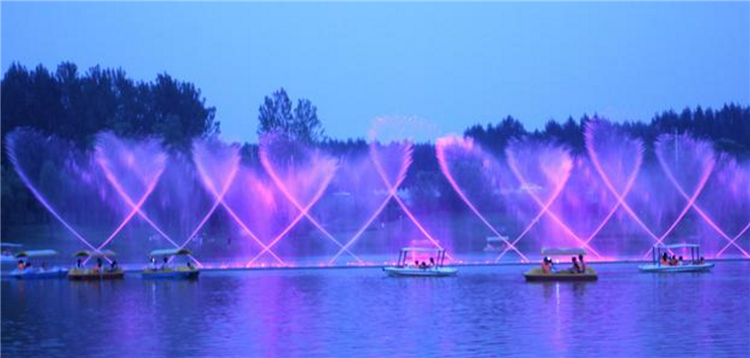 抚顺亳州生态园网红喊泉 景观音乐彩色喷泉价格合理