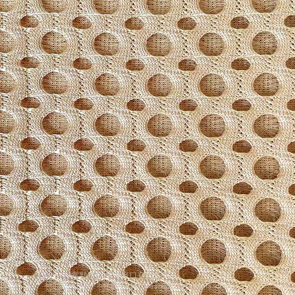 大小孔网布 重克重夏季网布背包涤纶六角大网孔 透气外套网