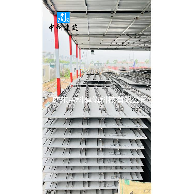 柳州免拆卸钢筋桁架楼承板厂家 用于电厂汽车展厅钢结构厂房