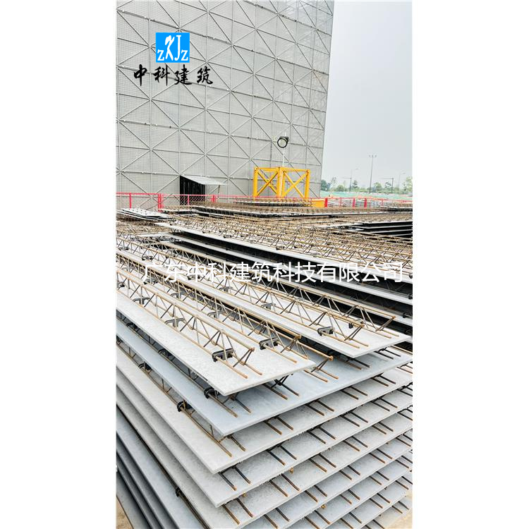 定安县免拆卸钢筋桁架楼承板批发 用于电厂汽车展厅钢结构厂房