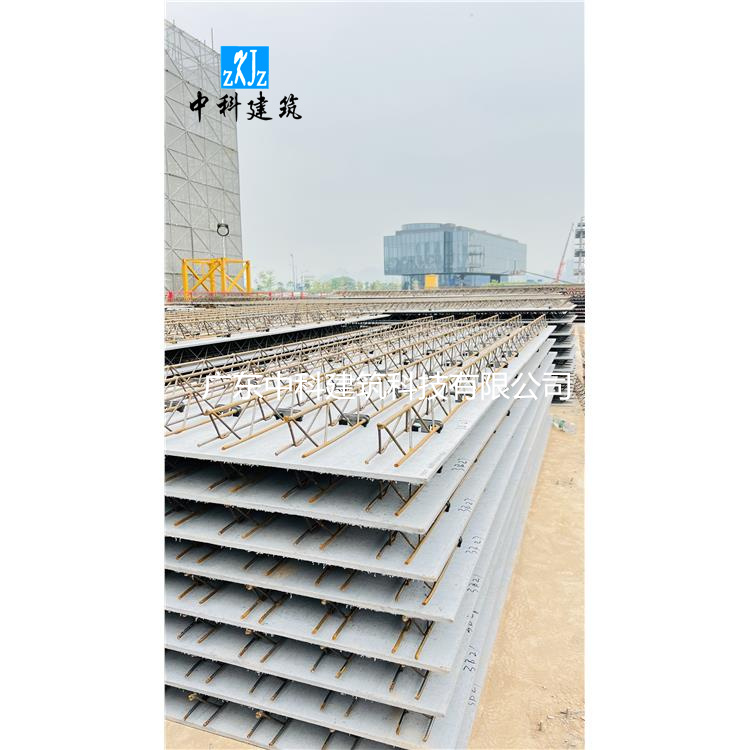 郑州免拆卸式钢筋桁架楼承板厂家 用于电厂汽车展厅钢结构厂房