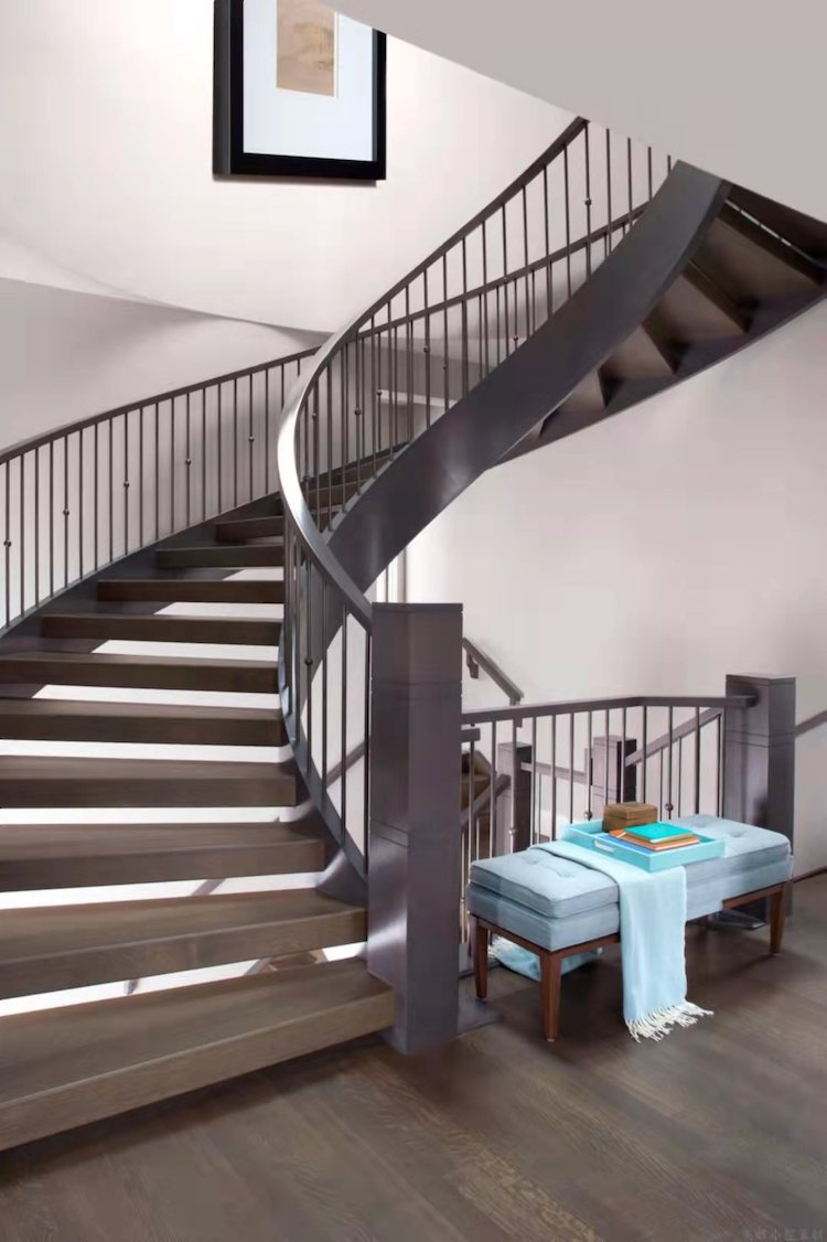 高安弧形楼梯设计—罗氏品格楼梯