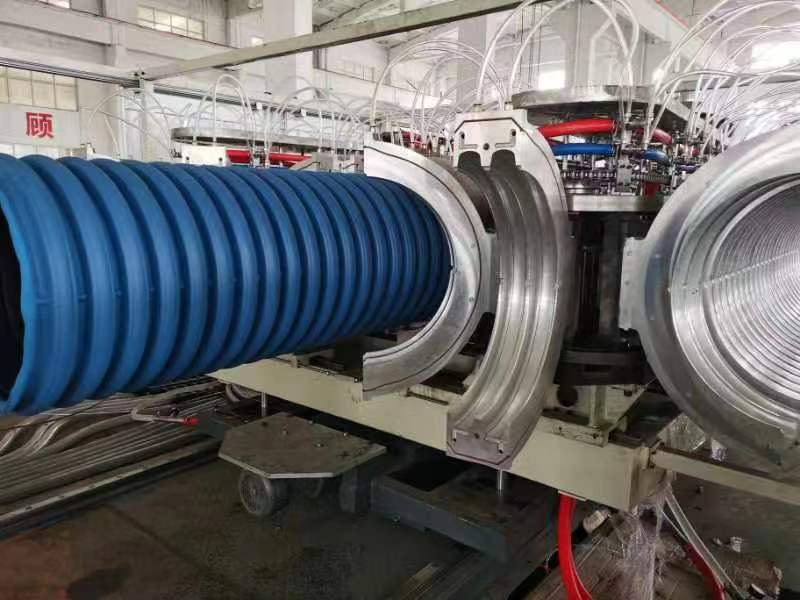 新型双壁波纹管生产线-800型波纹排水管设备