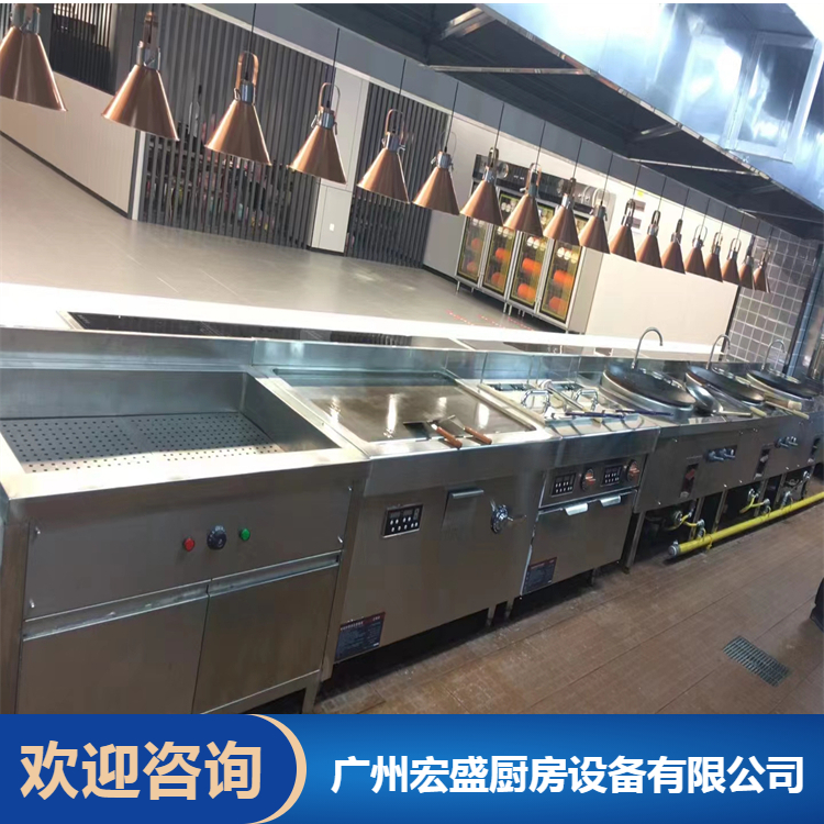 广州番禺小型饭堂设计安装 燃气蒸炉 散热排风管道安装工程