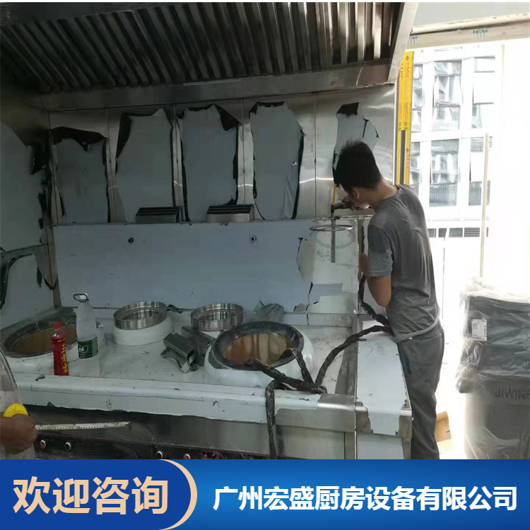广州越秀不锈钢制品 燃气蒸炉 设计施工