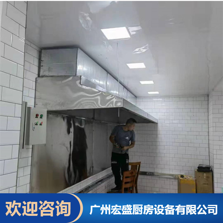 广州天河蒸饭柜 蒸饭柜 排风管道系统安装