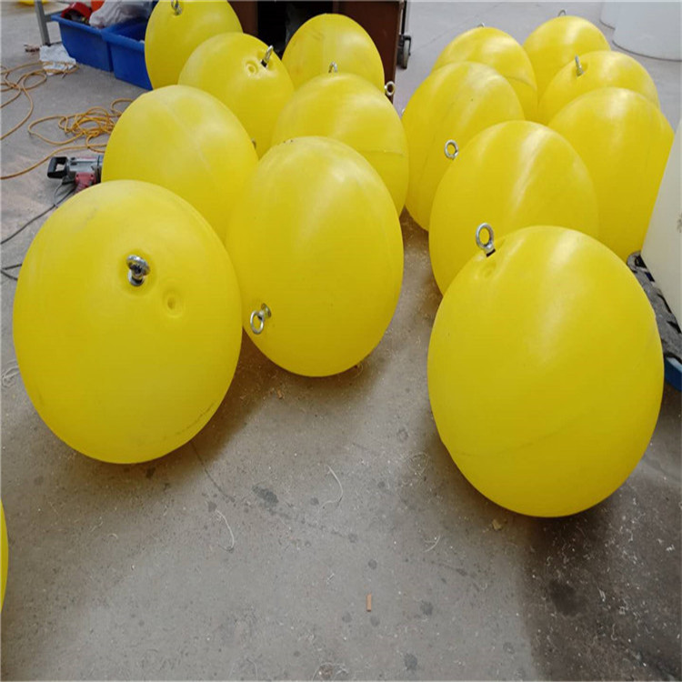 警示浮标球 600mm海洋定位浮球PE塑料螺杆浮球