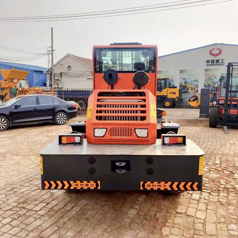 集装箱装柜四驱叉车3级门架视线好越野性能好底盘高