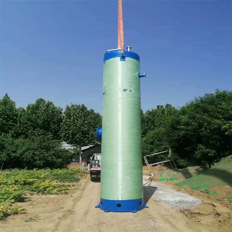 玻璃钢预制泵站 一体化提升污水雨水设备 地埋式井筒