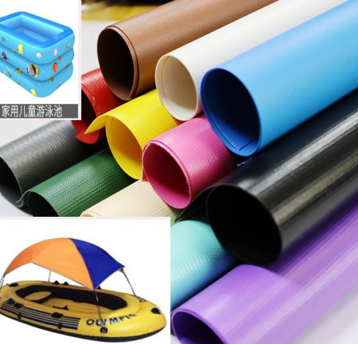 厂家供应高强度高气密性充气材料 PVC涂层刮布 气密气膜布