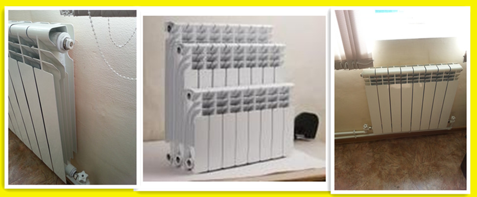 供应金属压铸铝散热器暖气片取暖器7002系列