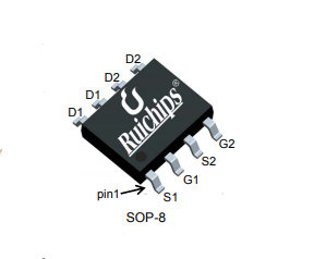 锐骏半导体 RU30L18H -30V/-18A SOP-8 P沟道功率MOS管 原厂代理