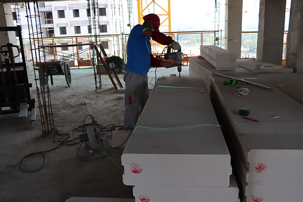蚌埠蒸压加气混凝土板施工，alc板安装厂家，安徽峰路建设，滁州轻质隔墙板