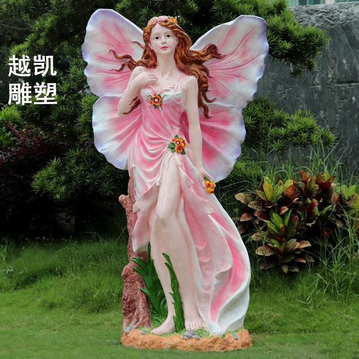 酒店仙女雕塑制作 供给仙女雕塑装饰 小品实景承接