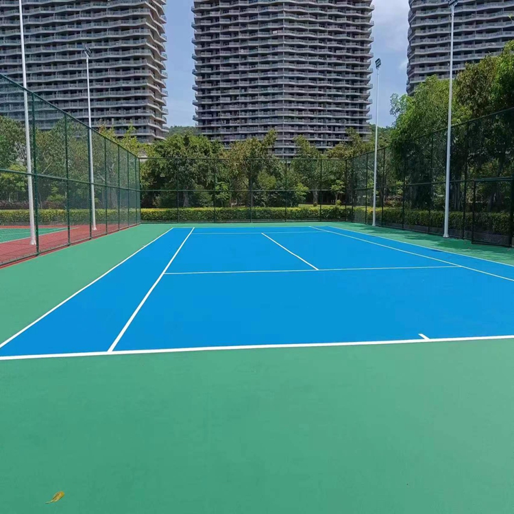 深圳硅pu篮球场铺设装 朔胶篮球场 施工经验丰富