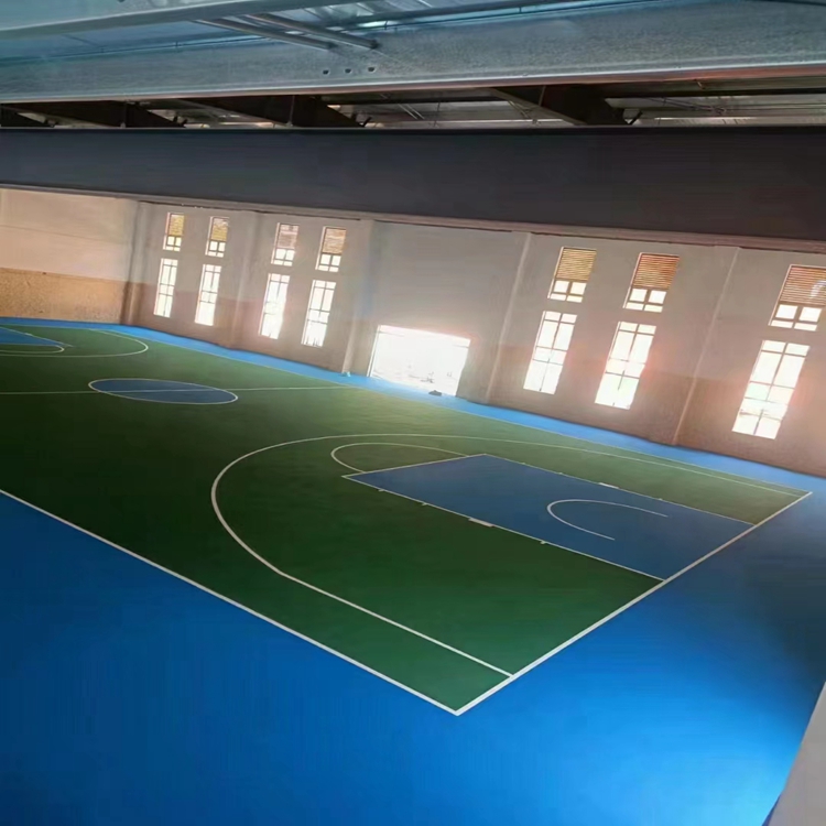新乡丙烯酸篮球场铺设装 施工篮球场 防腐蚀性好
