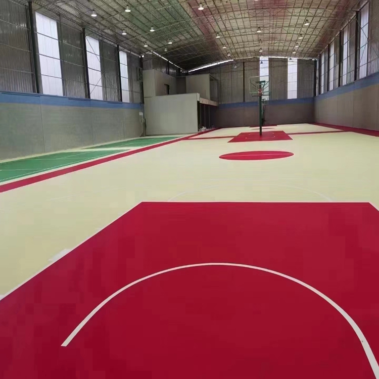 塑胶篮球场 上海丙烯酸篮球场铺设装 施工经验丰富