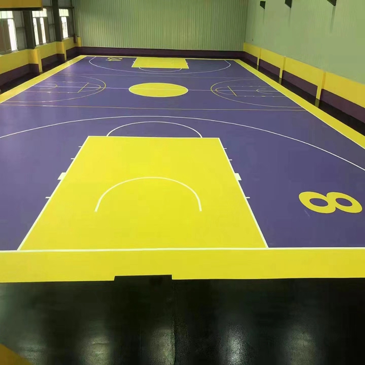塑胶篮球场 荆门硅pu篮球场铺设装 量身定制