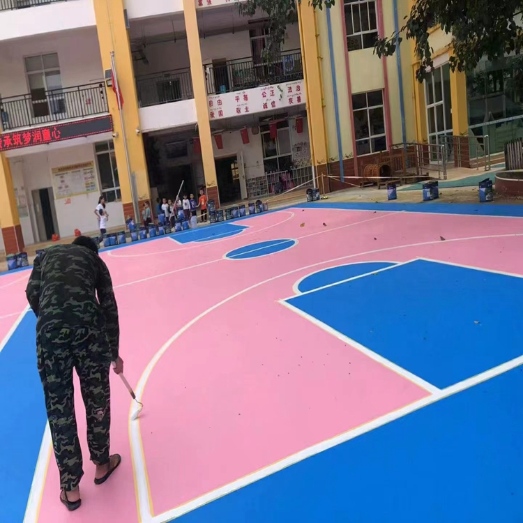 施工篮球场 广安丙烯酸篮球场施工 贴心服务
