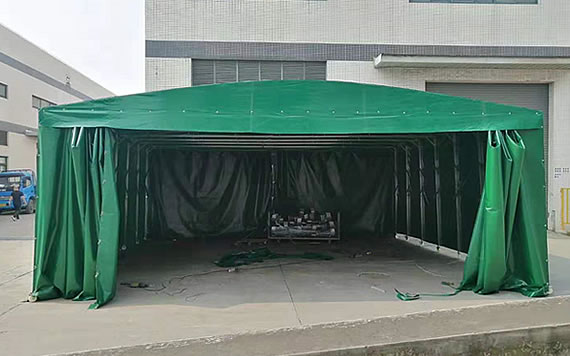 宁波厂房雨篷公司-无锡推拉雨蓬厂家-亿达尚遮阳篷