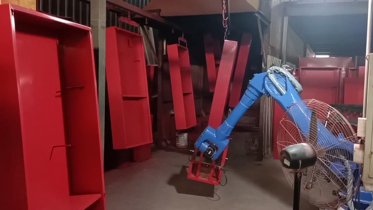 消防柜喷粉机器人