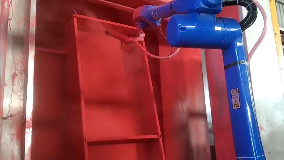 消防箱喷粉机器人 消防柜喷塑粉机器人
