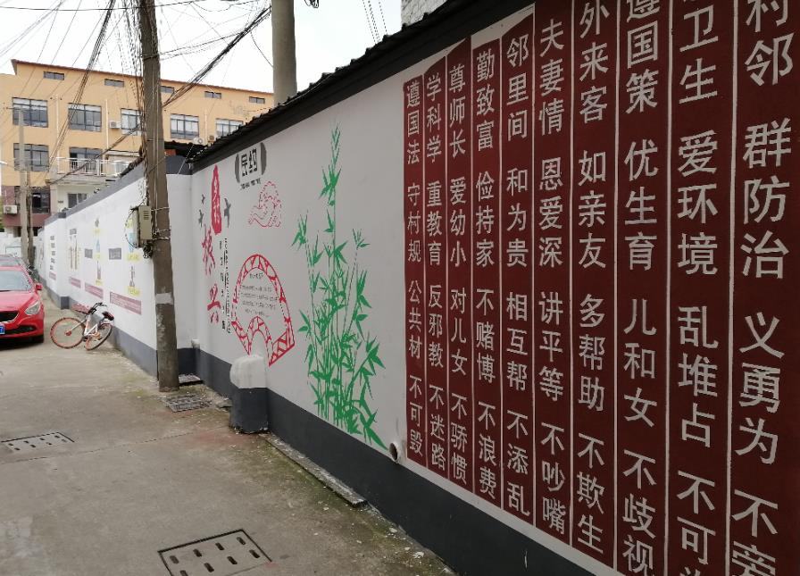 潍坊青州手绘墙涂鸦墙绘公司_寿光高密外墙围墙文化墙体彩绘
