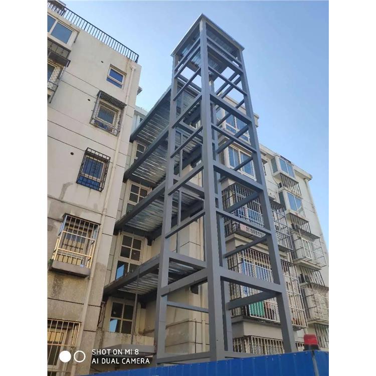 宁波免打胶钢结构井道施工 积木式钢结构加装电梯井道 一手价供货