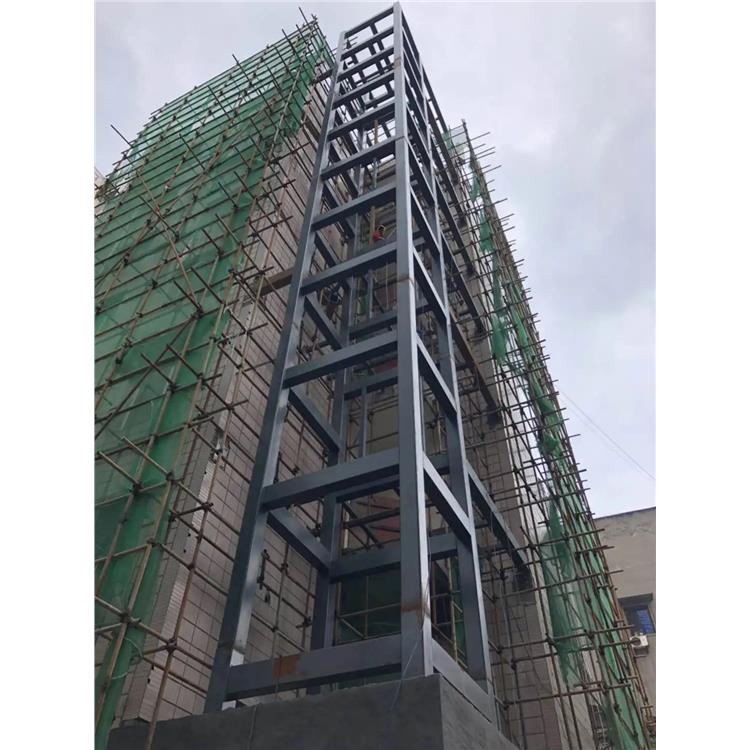 烟台H钢钢结构井道 加装电梯钢构井道 方案因地制宜