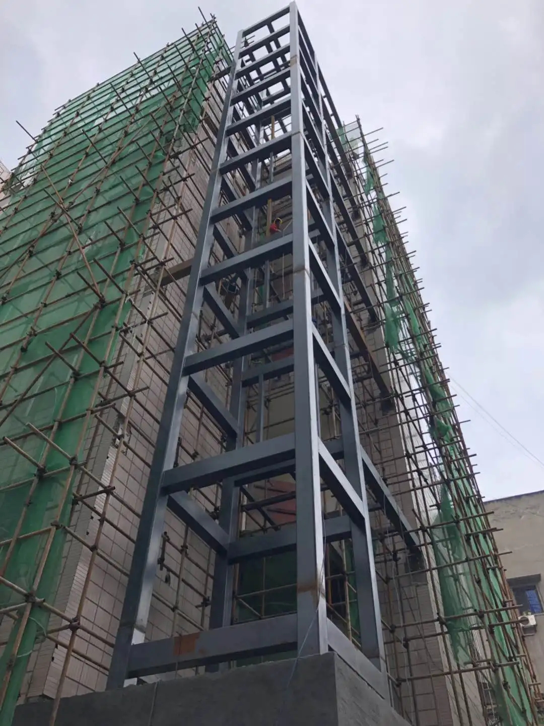 电梯钢结构井道工程