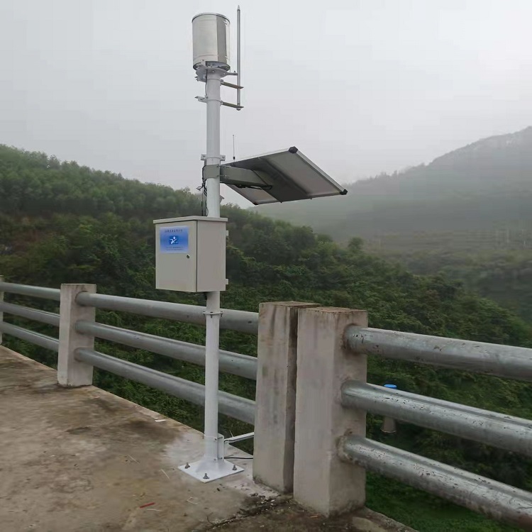 立杆式水位流速监测站 功耗较低 非接触型测量