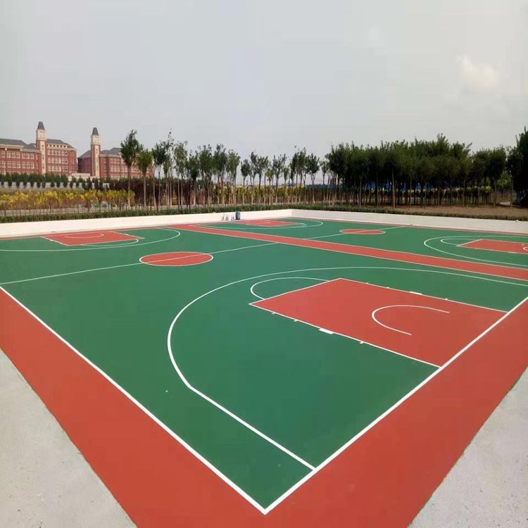 北京硅pu篮球塑胶地面