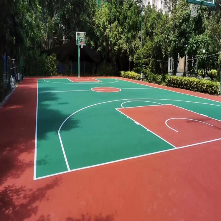 杭州硅pu篮球场 塑胶