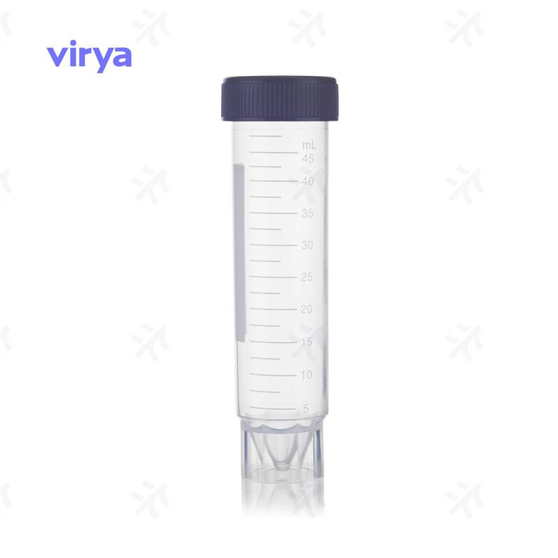 Virya™ 3115016 50ml圆底离心管 螺旋盖平底样品管 PP材质 耐高温高压