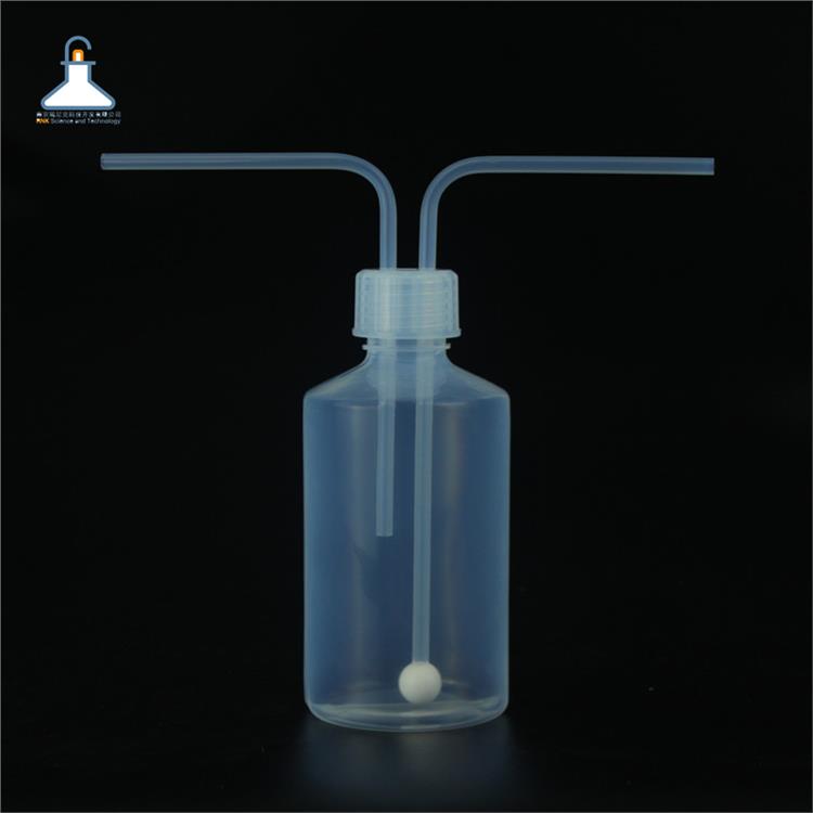 四氟尾气吸收瓶 南京瑞尼克超痕量透明聚四氟洗气瓶耐高温