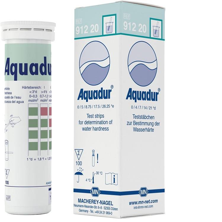 倍斯特仪器 供应 MN 水硬度测试条 Aquadur 4-21 91220 快速测定水的硬度