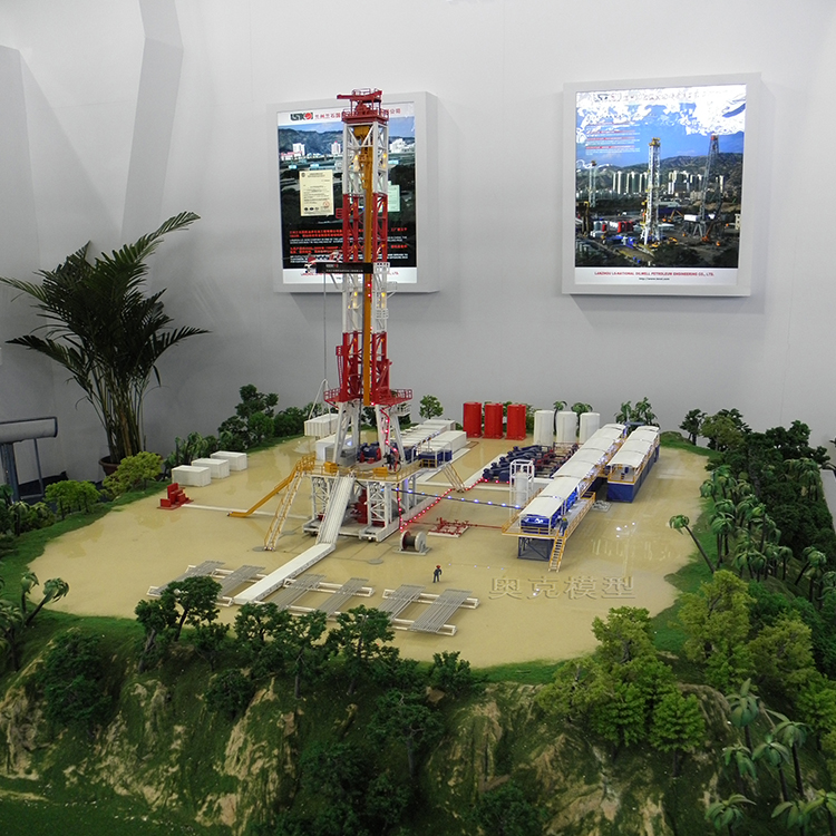 南京高原钻机模型销售-苏州中石油钻机模型出售-奥克模型技术