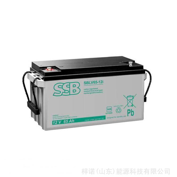 德国SSB蓄电池SBL65-12i铅酸免维护12V65AH直流屏光伏发电UPS电源