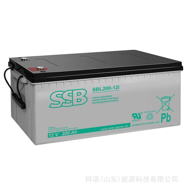德国SSB蓄电池SBL200-12i铅酸免维护12V200AH EPS/UPS电源
