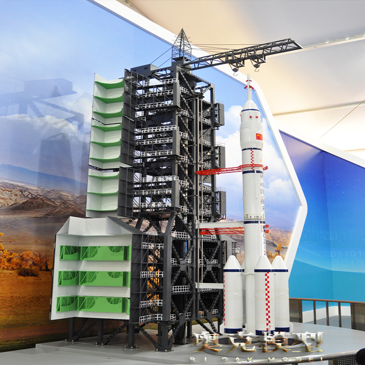 北京火箭发射塔模型-上海A330民航飞机模型-奥克模型技术
